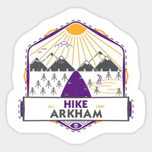 Hike Arkham Sticker